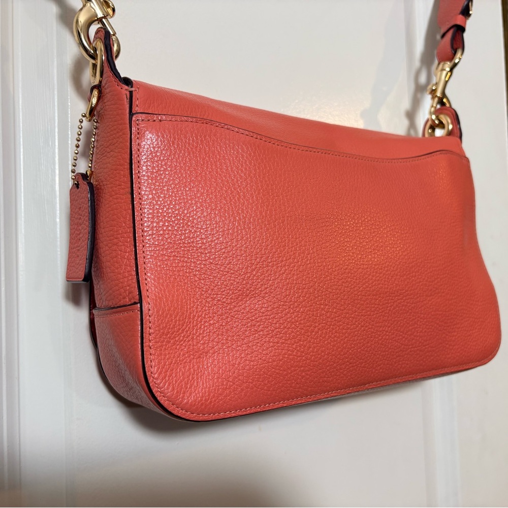 NEAR MINT Coach Jes Messenger in Rare HIBISCUS Pink | Large Crossbody - Picture 9 of 16